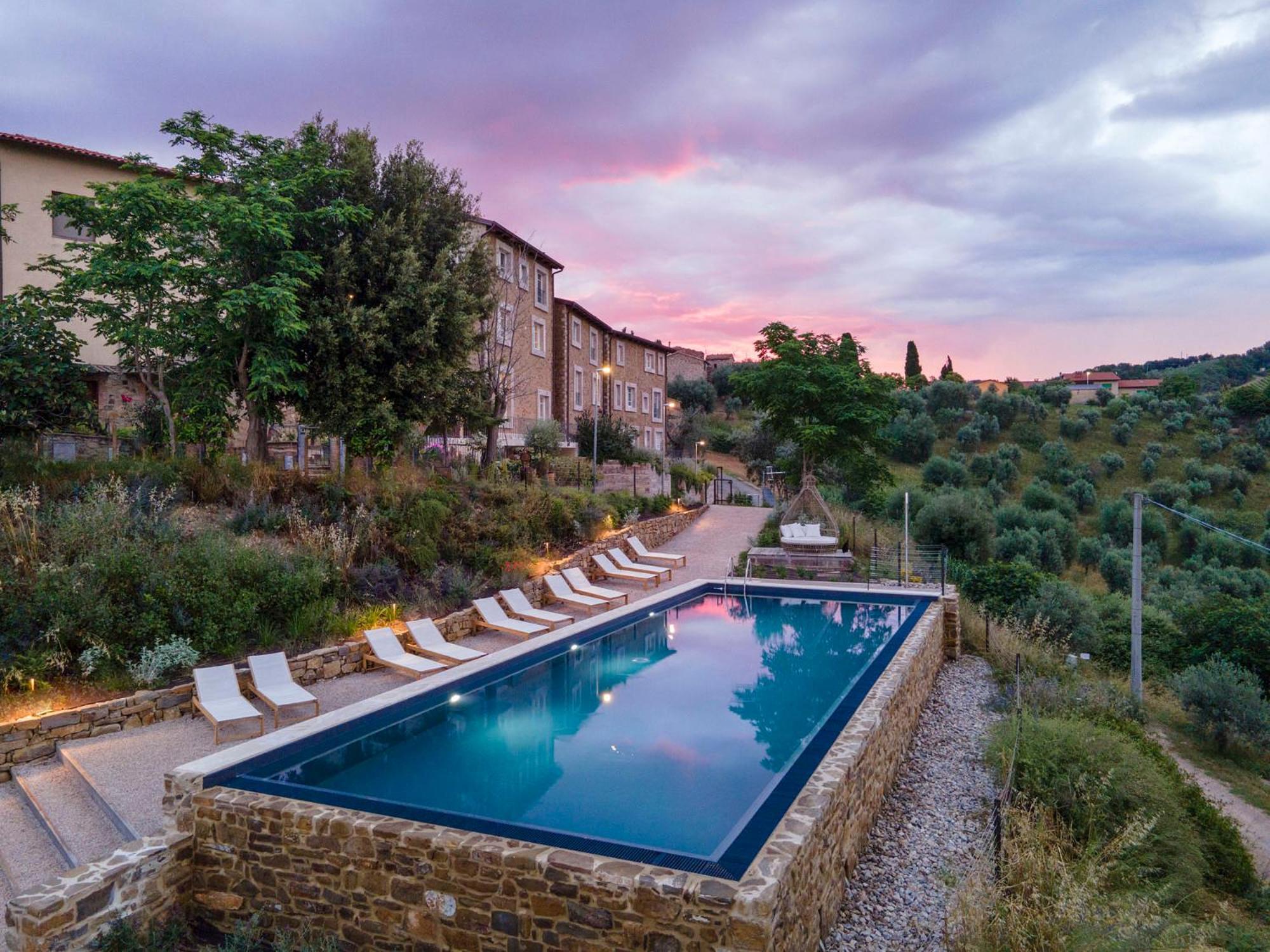 Corte Francigena Montalcino Bagian luar foto